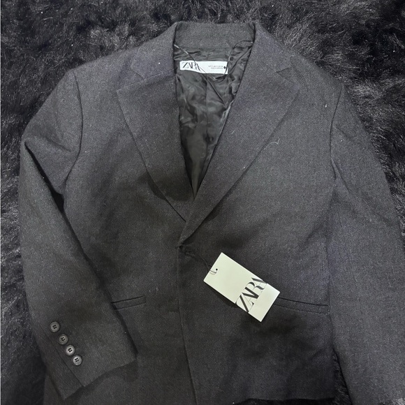 Zara Jackets & Blazers - Zara Men's Charcoal Blazer